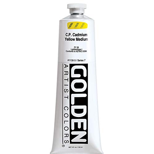 Load image into Gallery viewer, 5 Ounce Heavy Body Color Paints, Color: Cadmium Yellow Medium
