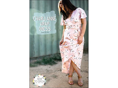 Load image into Gallery viewer, Sew To Grow Charli Anne Wrap Dress CharliAnnWrapDress XS-4XL Ptrn
