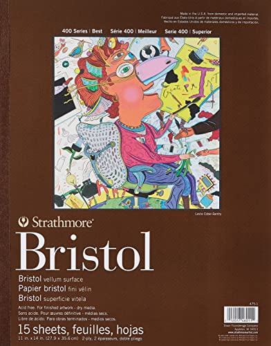 Strathmore 400 Series Bristol, 2-Ply Vellum, 11