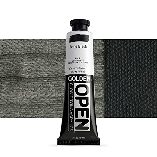 Load image into Gallery viewer, Open 2 Oz Acrylic Color Paints Color: Bone Black
