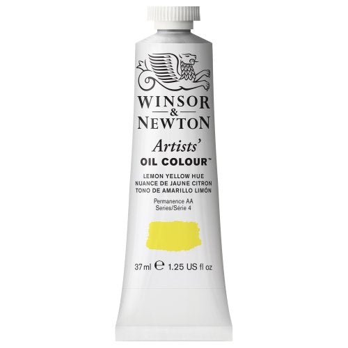 Load image into Gallery viewer, Winsor &amp; Newton Artists&#39; Oil Color Paint, 37-ml Tube, Lemon Yellow Hue
