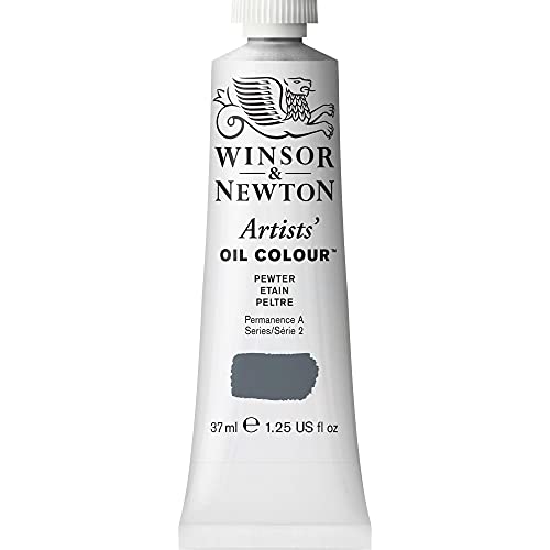 Load image into Gallery viewer, Winsor &amp; Newton Artists&#39; Oil Color Paint, 37-ml Tube, Pewter
