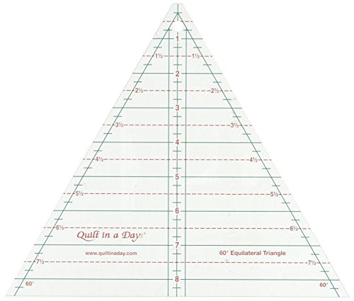 Quilt In A Day Equilateral Triangle Ruler, 8.5