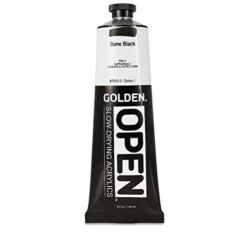 Open 5 Ounce Color Paints, Color: Bone Black