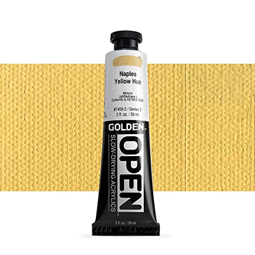 Open 2 Oz Acrylic Color Paints Color: Naple Yellow Hue