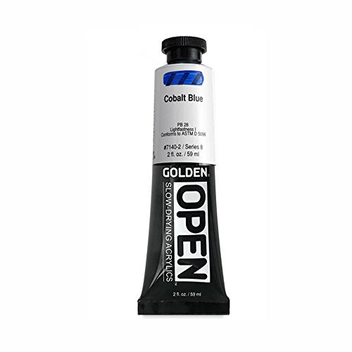 Load image into Gallery viewer, Open 2 Oz Acrylic Color Paint Color: Cobalt Blue
