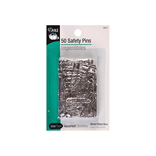 Load image into Gallery viewer, Dritz 7215 Safety Pins, Curved, Size 1 (50-Count)
