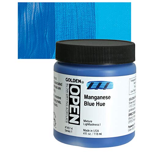 Load image into Gallery viewer, MANGANESE BLUE HUE 4OZ OPEN ACRYLIC
