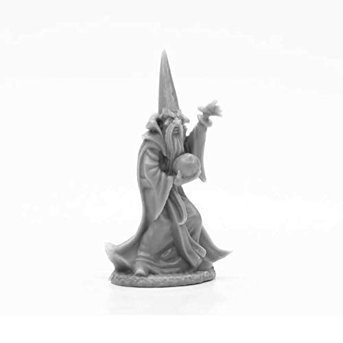 Load image into Gallery viewer, Oman Ruul Wizard Miniature 25mm Heroic Scale Figure Dark Heaven Bones Reaper Miniatures
