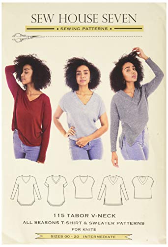 Load image into Gallery viewer, Sew House Seven Tabor V Neck Pattern
