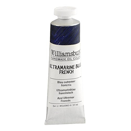 Load image into Gallery viewer, Williamsburg Oil Paint Ultramarine Blue (French) 37 ml tube
