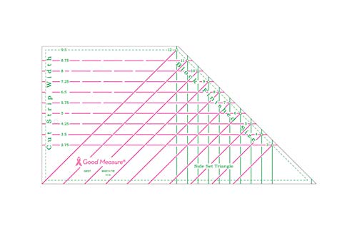 Load image into Gallery viewer, Good Measure Side Set Triangle Ruler
