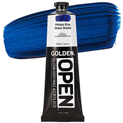 Load image into Gallery viewer, Open 5 Ounce Color Paints, Color: Phthalate Blue (Green Shade)
