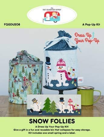 Load image into Gallery viewer, Fat Quarter Gypsy Snow Follies Pattern
