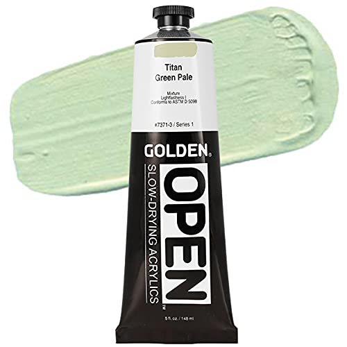 Load image into Gallery viewer, Open 5 Ounce Color Paints Color: Titan Green Paler
