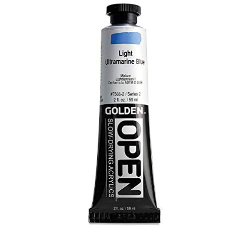 Load image into Gallery viewer, Open 2 Oz Acrylic Color Paints Color: Light Ultramarine Blue
