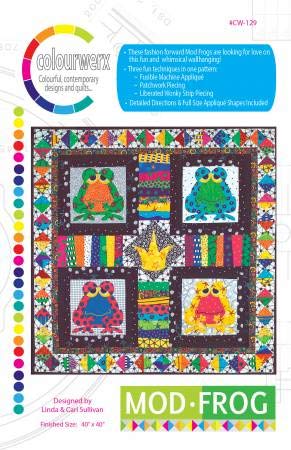 Colourwerx Mod-Frog Pattern Designed by Linda & Carl Sullivan #CW-129