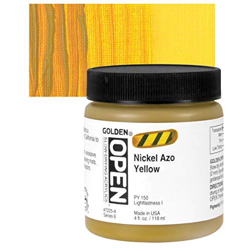 Load image into Gallery viewer, Nickel AZO Yellow 4OZ Open Acrylic
