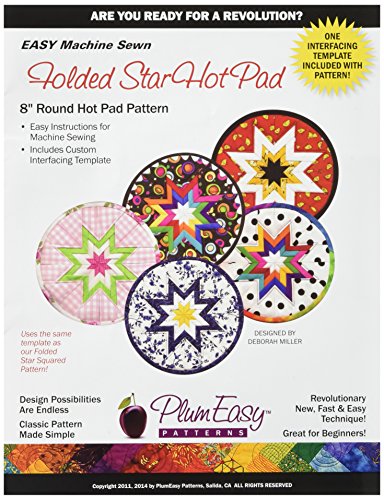 Load image into Gallery viewer, PlumEasy Patterns Rounded Folded Star Hot Pad
