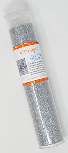 Load image into Gallery viewer, Kimberbell Applique Glitter - Silver KDKB134, 1PC, Size 19.5 in x7.5 in, Assorted Colors Available, Iron-Friendly, Pair with Bench Pillows &amp; Featured Quilts
