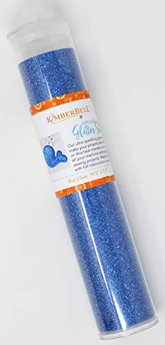 Load image into Gallery viewer, Kimberbell Applique Glitter - Blue KDKB137, 1PC, Size 19.5 in x7.5 in, Assorted Colors Available, Iron-Friendly, Pair with Bench Pillows &amp; Featured Quilts
