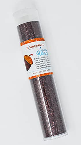 Load image into Gallery viewer, Kimberbell Applique Glitter - Brown KDKB147, 1PC, Size 19.5 in x7.5 in, Assorted Colors Available, Iron-Friendly, Pair with Bench Pillows &amp; Featured Quilts

