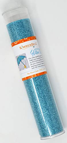 Load image into Gallery viewer, Kimberbell Applique Glitter - Sky Blue KDKB141, 1PC, Size 19.5 in x7.5 in, Assorted Colors Available, Iron-Friendly, Pair with Bench Pillows &amp; Featured Quilts
