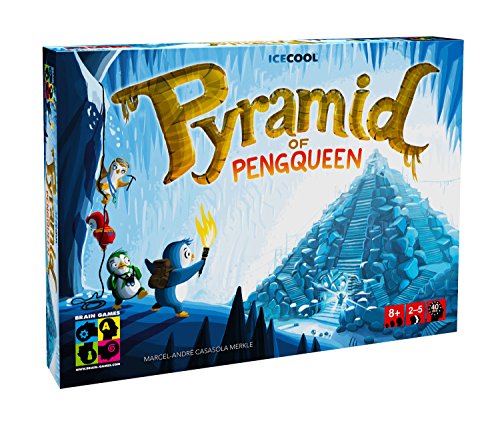 Load image into Gallery viewer, BRAIN GAMES Pyramid of Pengqueen 3D Board Game - A Thrilling Hide &amp; Seek Game - Award Winning Strategy Game for Children, Families &amp; Casual Gamers, Blue
