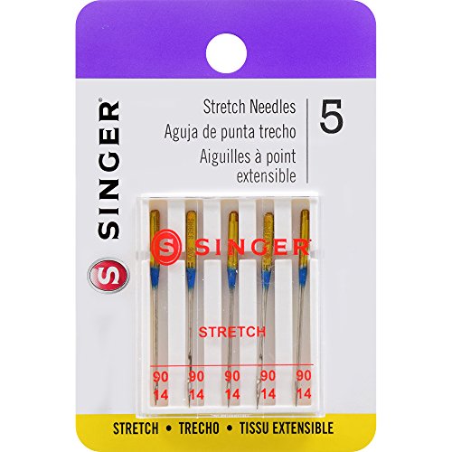 Load image into Gallery viewer, SINGER 04721 Size 90/14 Stretch Sewing Machine Needles, 5-Count , White
