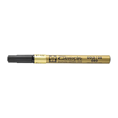 Load image into Gallery viewer, Sakura Pen-touch Calligraphy Pen Fine Gold
