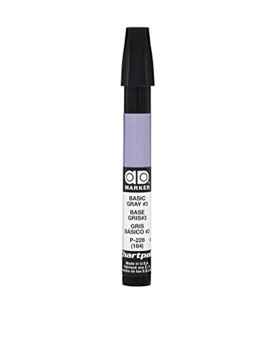 The Original Chartpak AD Marker, Tri-Nib, Basic Gray 3, 1 Each (P228)