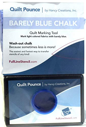 Load image into Gallery viewer, Hancy 2-Ounce Ultimate Quilt Pounce Pad with Chalk Powder, Blue
