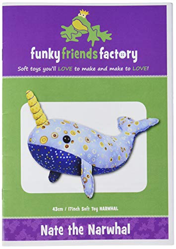 Load image into Gallery viewer, Funky Friends Factory Nate The Narwhal Ptrn
