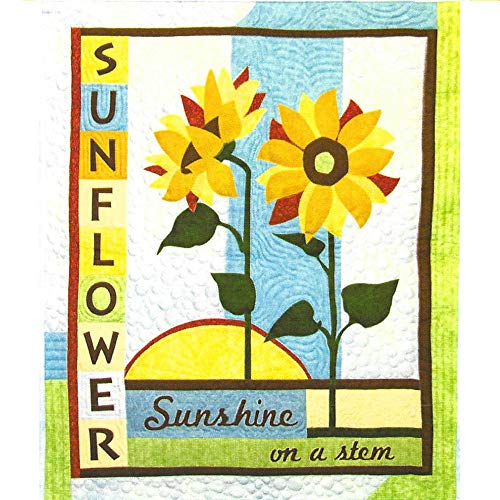 Load image into Gallery viewer, Sunflower Quilt Pattern (22x26.5) &#39;Sunshine on a stem&#39;
