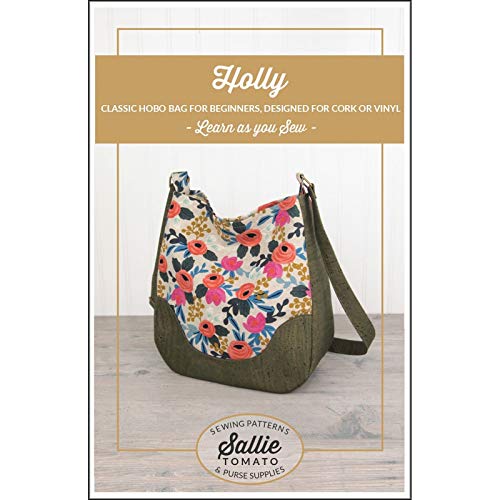 Holly Hobo Bag - Sewing with Cork or Vinyl Fabric Pattern - Sallie Tomato