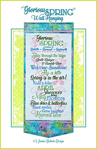 Load image into Gallery viewer, Janine Babich Designs Glorious Spring Wall Hanging Pattern
