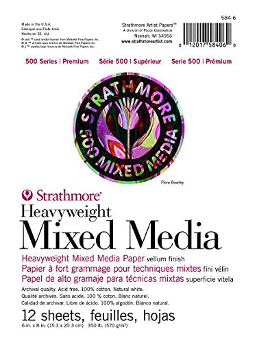 Strathmore (584-6 500 Series Heavyweight Mixed Media, 6