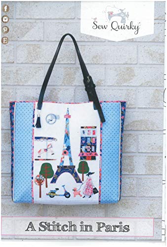 Load image into Gallery viewer, A Stitch in Paris Tote Bag Pattern - Sew Quirky
