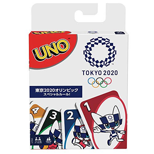 Load image into Gallery viewer, UNO Olympic Games Tokyo 2020 Card Game, with 112 Cards and Instructions for Players 7 Years and Older, Makes a Great Gift for Kid, Family or Adult Game Night
