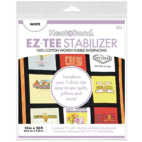 Load image into Gallery viewer, HeatnBond EZ TEE Iron-On Woven Fusible Stabilizer, 14 Inches x 25 Feet, White
