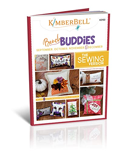 Load image into Gallery viewer, Kimberbell Bench Buddies Sewing Pattern: September, October, November, December: KD193, Includes Directions, 8 Unique Designs, Variety of Techniques, Made in USA
