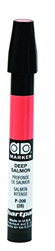 The Original Chartpak AD Marker, Tri-Nib, Deep Salmon, 1 Each (P206)