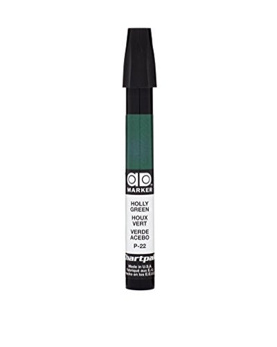 The Original Chartpak AD Marker, Tri-Nib, Holly Green, 1 Each (P22)