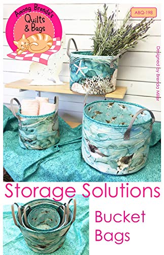 Load image into Gallery viewer, Among Brenda&#39;s Quilts &amp; Bags Storage Solutions Bucket Bags Sewing Pattern
