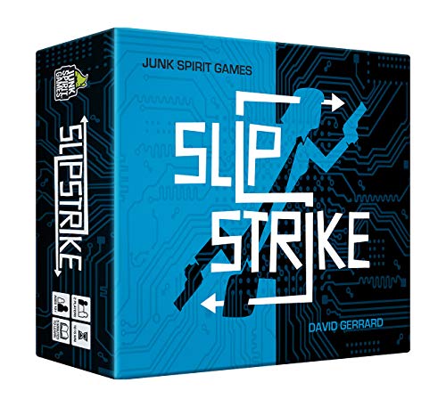 Load image into Gallery viewer, Junk Spirit Games Slip Strike - Blue - A 2 Player Game whereAgents Fight in Another Dimension for Ages 10+
