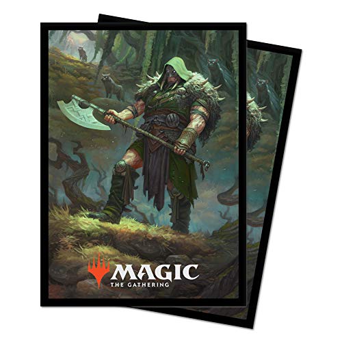 Load image into Gallery viewer, Magic: The Gathering Throne of Eldraine - Garruk, Cursed Huntsman Deck Protector Sleeves (100 ct.)
