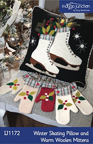 Load image into Gallery viewer, Indygo Junction Winter Skating Pillow &amp; Warm Woolen Mittens Pattern
