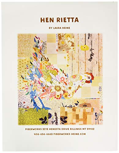 Load image into Gallery viewer, Hen Rietta The Chicken Collage Pattern by Laura Heine
