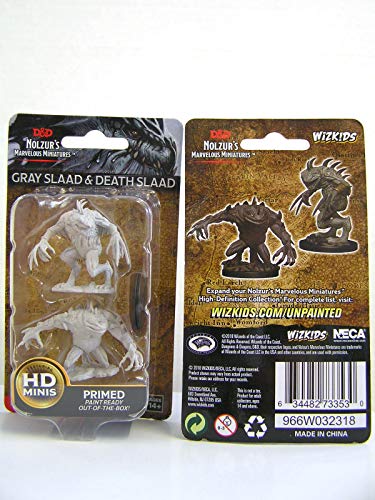 Load image into Gallery viewer, NECA Nolzur&#39;s Marvelous Unpainted Minis: Grey Slaad &amp; Death Slaad
