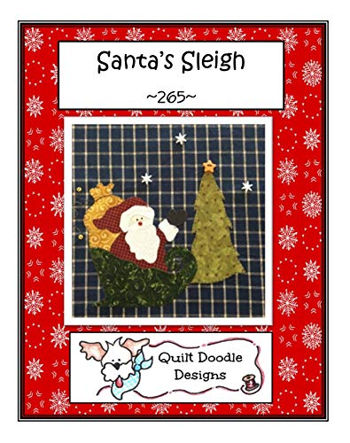 Load image into Gallery viewer, Quilt Doodle Designs Santa&#39;s Sleigh Pattern
